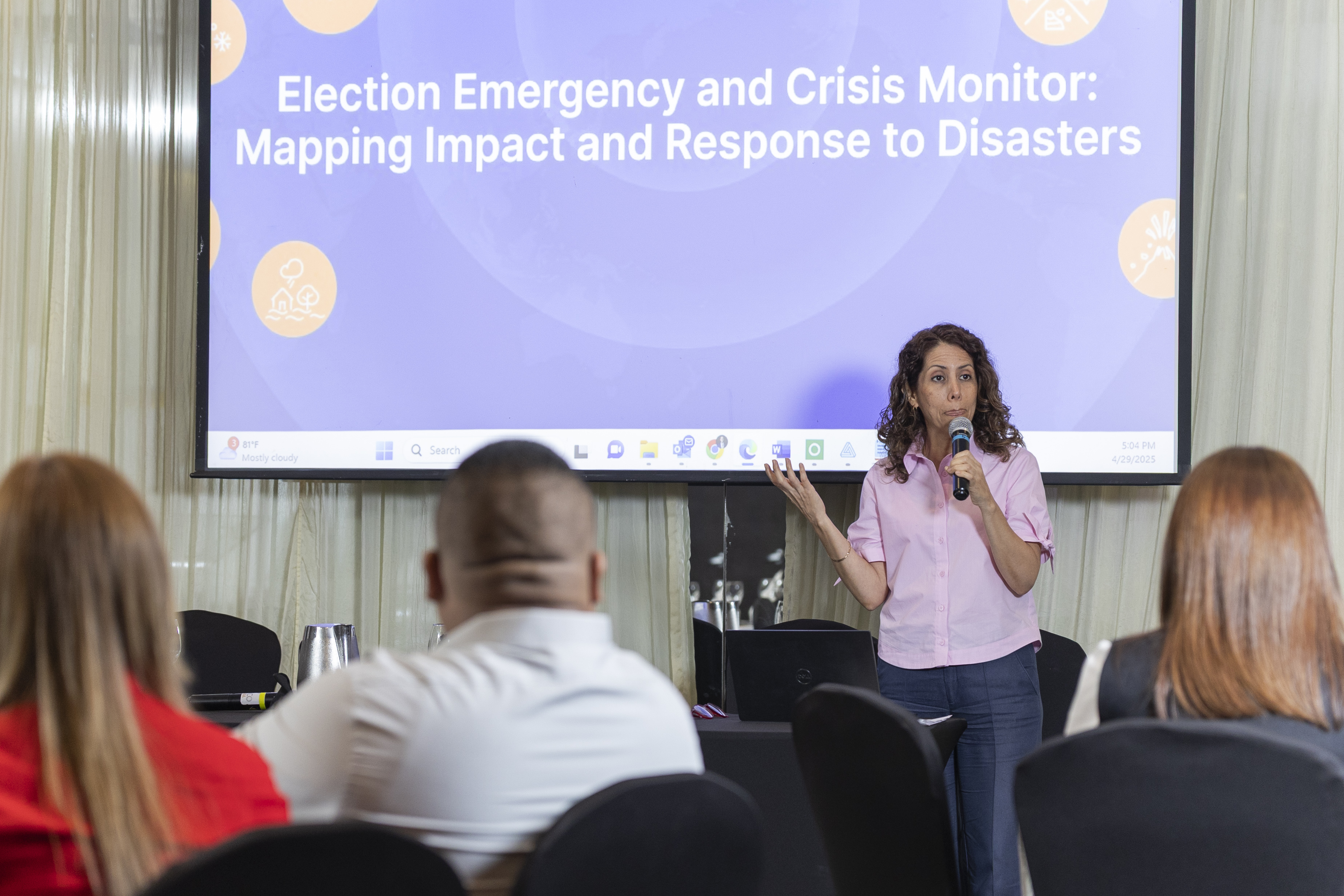 Protecting Elections Capacity Development Workshop in Panama City, Panama, 29-30 April 2025. 
